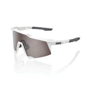 Gafas 100% SPEEDCRAFT White Matt Hiper Mirror Silver