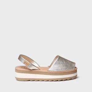 Abarca de mujer en piel con plataforma | ALAIOR-P